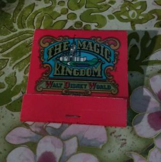 Rare Vintage Matchbook Cover Magic Kingdom Walt Disney World Tobacconist