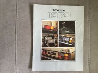 Rare Volvo 1979 Models 7 - Page Colour Sales Brochure - 244,  245,  264,  265,  262