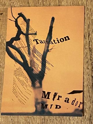Tarnation - Mirador Lp - Small Promotional Postcard 1997 4ad Records Rare