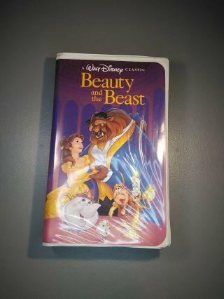 Beauty And The Beast (vhs,  1992) Rare Black Diamond