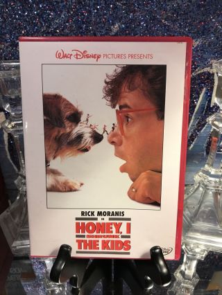 Honey,  I Shrunk The Kids Rick Moranis Dvd Rare Red Case Walt Disney 1989 Vintage
