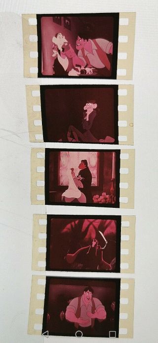 The Legend Of Sleepy Hollow 35mm 5 Loose Cells Rare Set 1 Walt Disney
