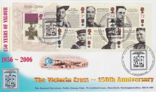 Gb Stamps Rare Official First Day Cover 2006 Victoria Cross Raflet Club 7/55