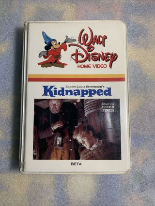 Rare Oop Kidnapped Beta Betamax Film Walt Disney Robert Louis Stevenson O 