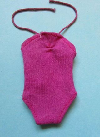 Fab Rare Vintage 1980 Htf Pedigree Sindy Doll Summertime Fun Pink Swimsuit