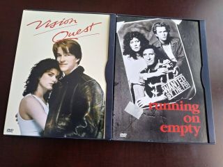 Vision Quest Dvd Movie 1985 Running On Empty 1988 Rare Oop River Phoenix 1980 