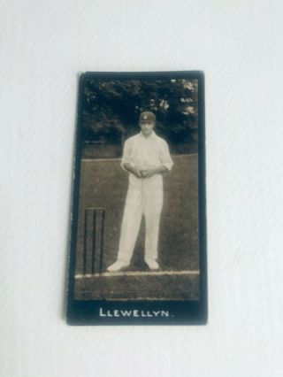 Cricketers Smiths Pinewood Cigarettes No 40 C B Llewellyn Series Of 50 Rare 1911