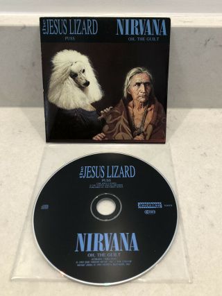 Nirvana/the Jesus Lizard - Oh The Guilt/puss - Cd Tg83cd - Rare Carded Sleeve