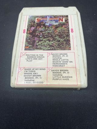 Savoy Brown A Step Further Rare 8 Track Tape Played Through