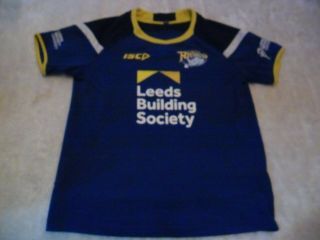 Leeds Rhinos Rugby League Kids Training Shirt Very Rare Must L@@k