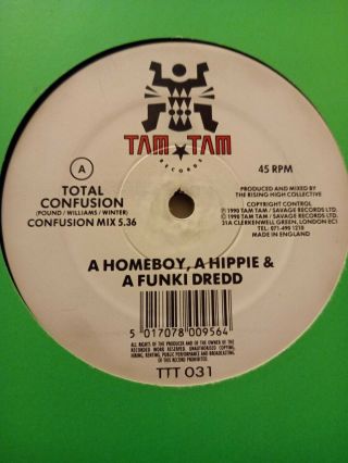 Rare - Total Confusion - H.  H.  & F.  D Oldskool - 12 " Vinyl 