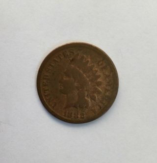 Rare Very Old Antique Us 1882 Indian Head Penny Cent Very Good
