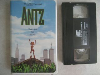 Antz Rare Dreamworks Animation Clamshell Release (1998) Vhs Cartoon Ants Bug Oop