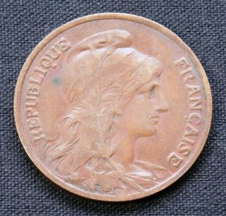 France 1912,  Vintage Rare Hi Grade Circulated 10 Cent 1912 World Foreign Coin