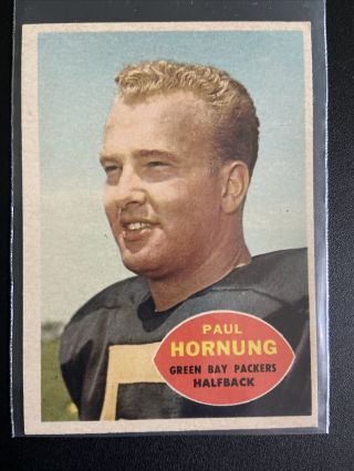 1960 Topps Paul Hornung 54 Very Rare