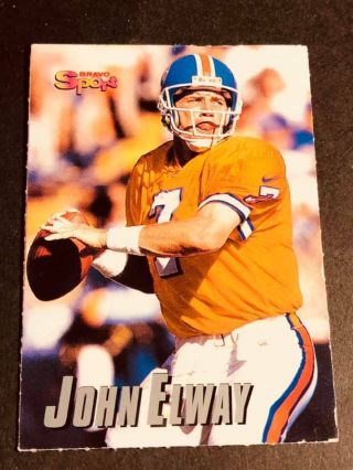 1990s German Bravo Sport Rare John Elway Broncos 2