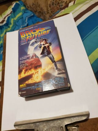 Back To The Future Vhs Tape 1986 Mca Release 1980 