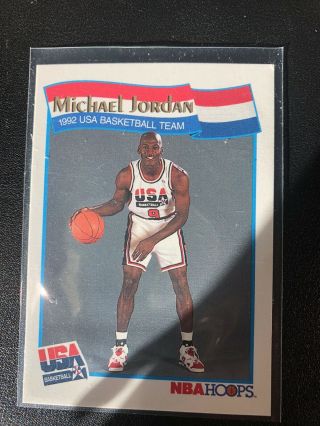 - Rare - 1991 - Michael Jordan - Hoops/mcdonalds Team Usa Dream Team Basketball Card