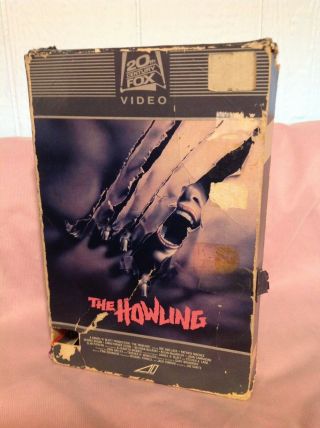The Howling Vhs Rare Big Box Edition 1982 Tape Rare Horror Vhs