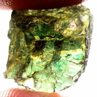 Rare Stone 13.  55ct Unheated Kornerupine Rough 100 Natural Facet Specimen Nr