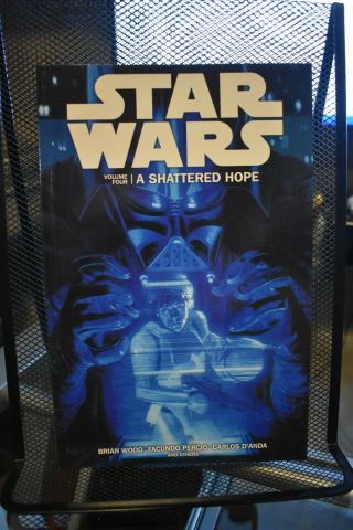 Star Wars Volume 4 A Shattered Hope Dark Horse Tpb Rare Oop Darth Vader Luke