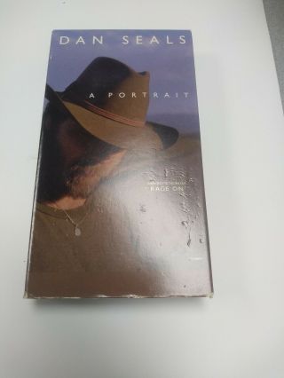 Rare Oop Dan Seals Vhs Music Video A Portrait Country 1990 Rage On Big Wheels.