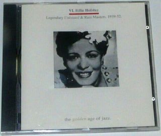 Vi.  Billy Holiday - The Unissued & Rare Masters - 1939 - 52 - Cd Album