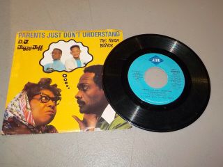 Dj Jazzy Jeff & Fresh Prince " Parents " Rare Vinyl 45 In Picture Sleeve Re6278