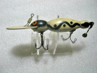 Rare Old Vintage Bomber Water Dog Deep Diving Wood Lure Lures