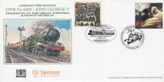 Gb Stamps Rare First Day Cover 1999 King George V Railway Train
