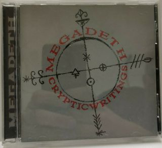 Megadeth : Cryptic Writings Cd 1997 Capitol Direct Rare Oop Htf