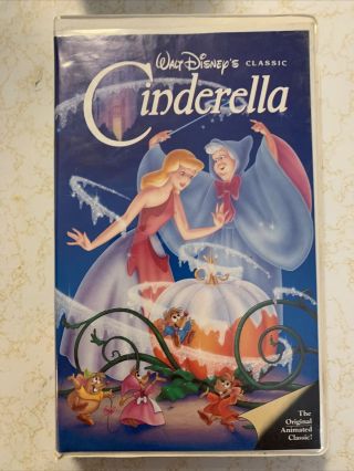 Cinderella (vhs Tape,  1988) Rare Black Diamond Tapes