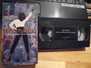 Rare Oop Tina Turner Vhs Music Video One Last Time Live In Concert Proud Mary