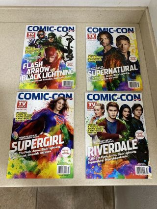 2017 Sdcc Comic Con Special Supernatural Supergirl Flash Wb Tv Guide Rare