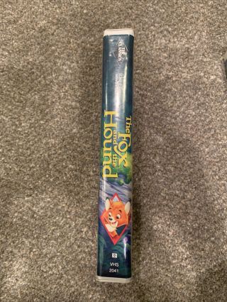 Very Rare The Fox And The Hound,  A Walt Disney Classic VHS Black Diamond Edition 2