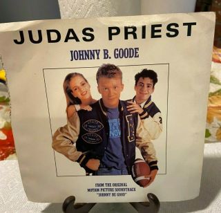 Judas Priest 45 Johnny B.  Goode Rare Vinyl