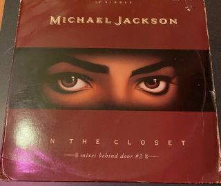 Rare Michael Jackson - In The Closet Lp Vinyl