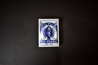 Rare Cool Bicycle 125th Anniversary Playing Cards Opened