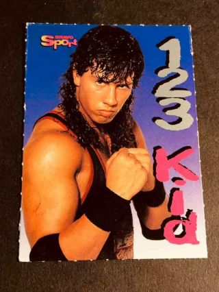 1990s German Bravo Sport Rare 1 - 2 - 3 Kid Wrestling Card