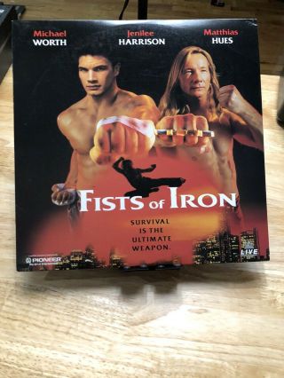 Fists Of Iron 1995 Laserdisc Rare Pioneer Title Action Film Unreleased On Dvd