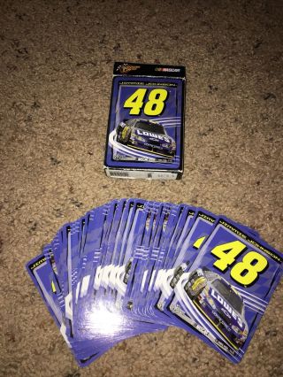 Jimmie Johnson Playing Cards - Lowe’s 48 2005 Winners Circle Rare Collectible