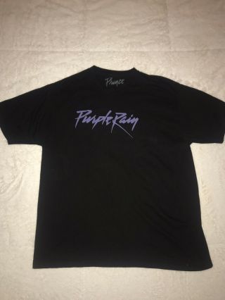 Rare Vintage Official Prince Purple Rain Album Tour T Shirt Mens Size Xl