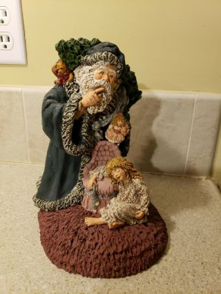 June Mckenna Santa Claus Figurine Rare Limited Edition Signed Collectible 1989