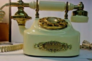 Vintage 1978 OPC COQUETTE French Style Rotary Dial Telephone 1 3