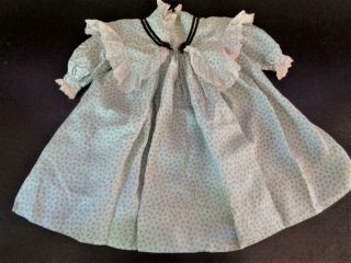 Antique Silk Doll Dress For 24 " German Kestner French Bru Jne Steiner