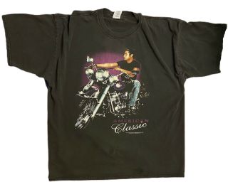 Vintage 1992 Elvis Presley American Classic T Shirt Adult Size 2xl Motorcycle