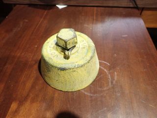 Vintage Jones 2 1/2 Brass Fire Hydrant Valve Cap