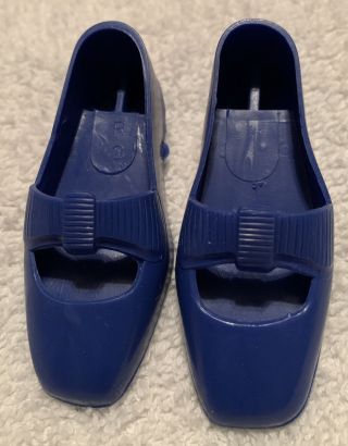 Vintage Crissy Doll Blue Shoes Slip Ons