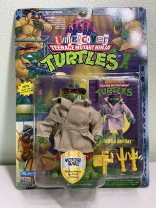 Vintage Moc Tmnt Undercover Raphael Cloth Coat Extremely Rare Holy Grail