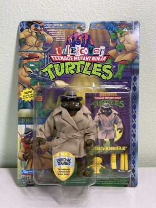 Vintage Moc Tmnt Undercover Donatello Cloth Coat Extremely Rare Holy Grail